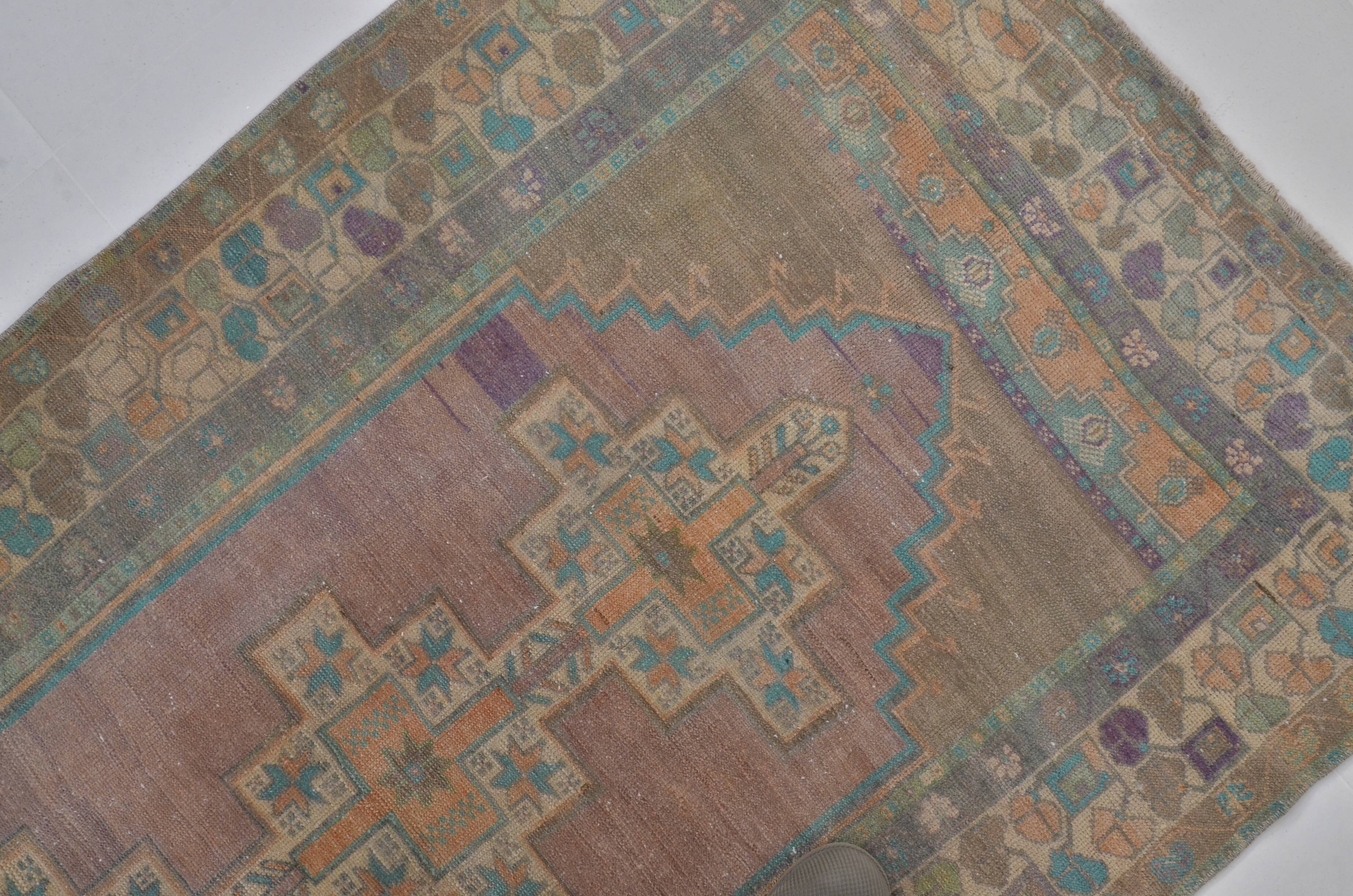 Red & Brown Turkish Wool Rug sku 2488