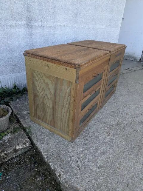 Pair of professional furniture, chests of drawers.
