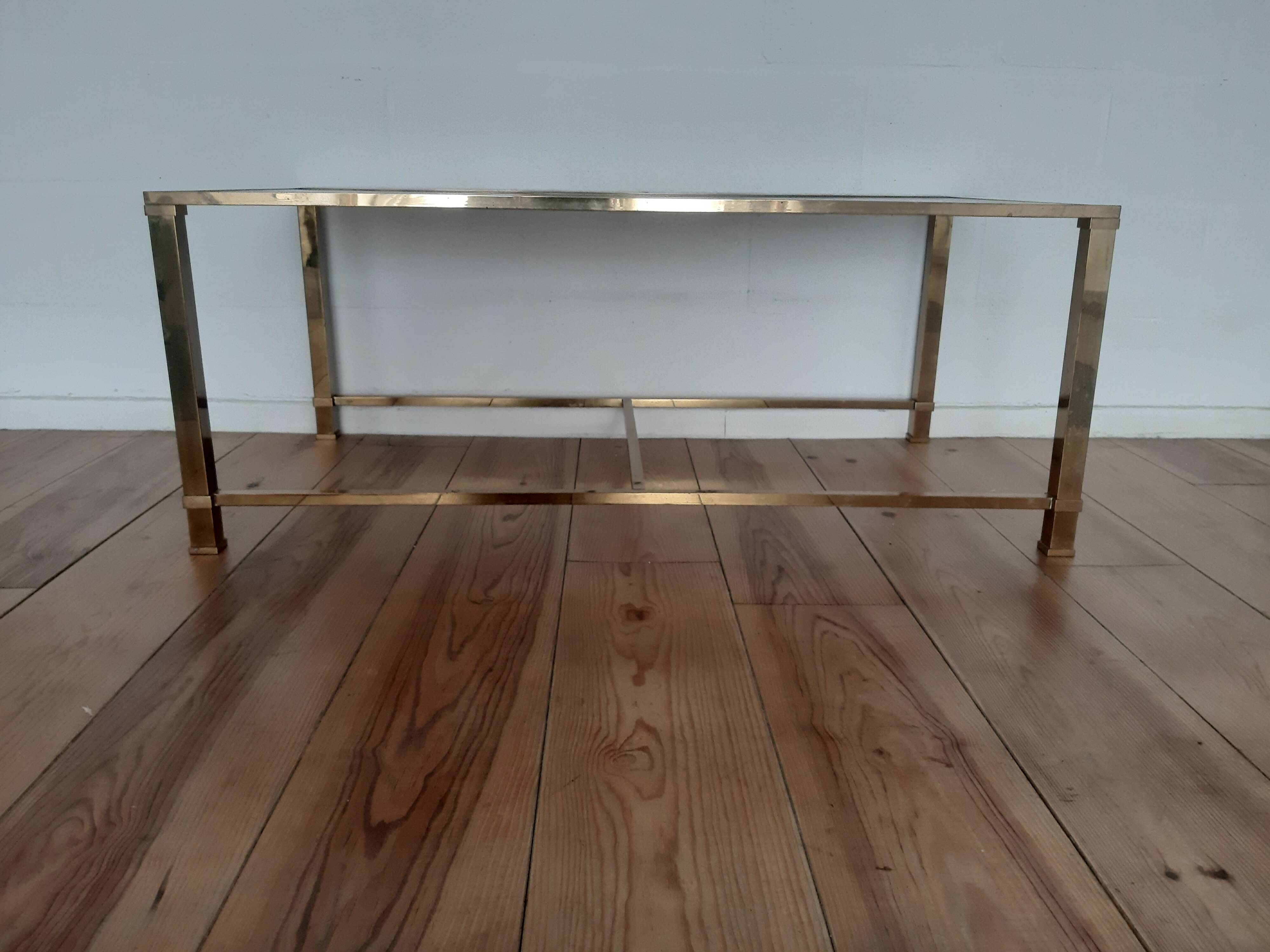 Brass coffee table