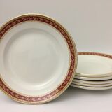 Set of 6 Dessert Plates "Britamic Lifelong Ironstone England"