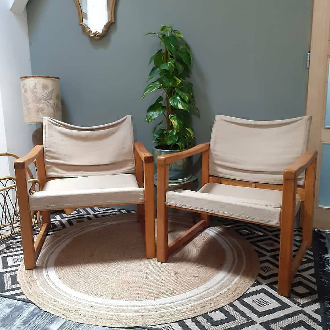 Fauteuils safari designer karin mobring model diana