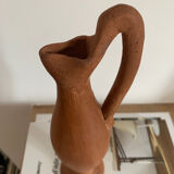 Decorative pot or vase in terracotta clay