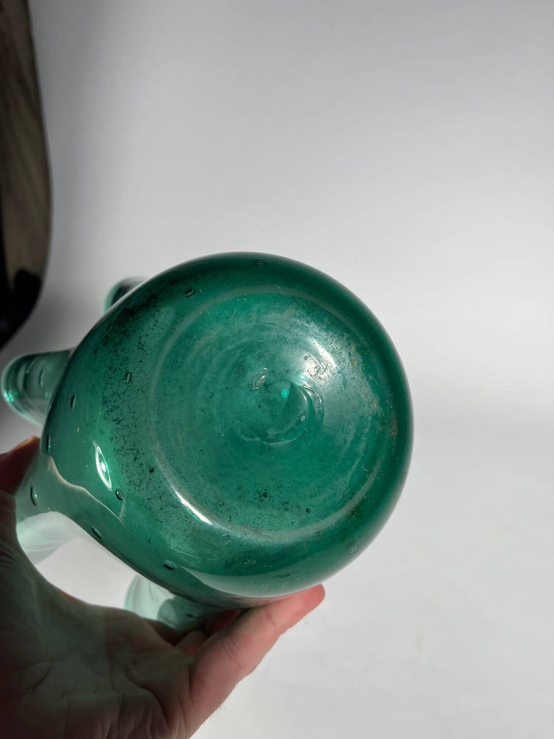 Italian Empoli Murano glass handkerchief vase?
