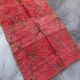 Red Boujad Moroccan rug - 252 x 124 cm