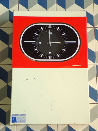 Horloge industrielle Lambert 1970