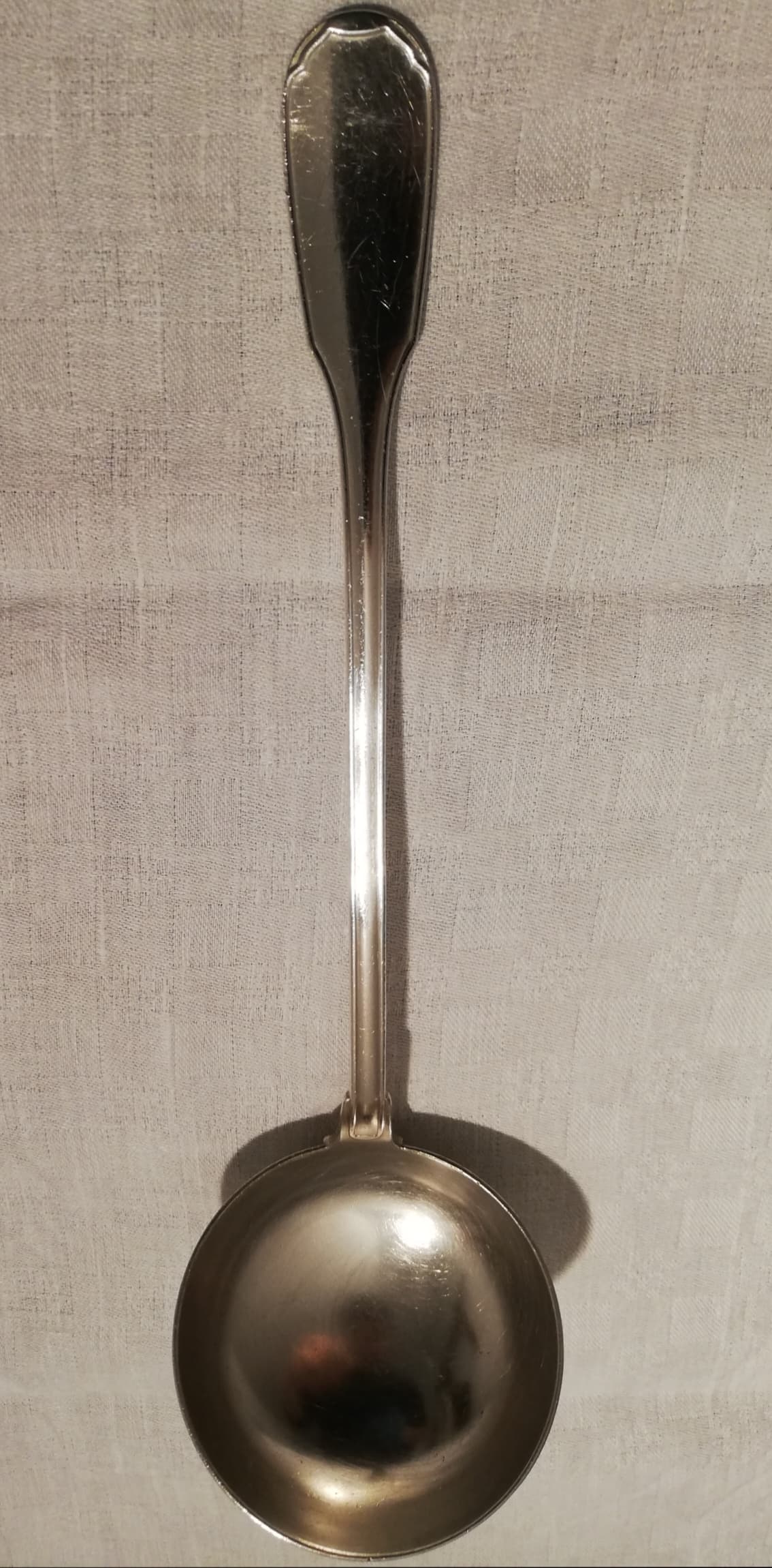 Ladle, Christofle Paris France silver metal