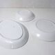 3 old FB Digoin earthenware dishes