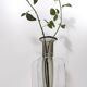 Transparent and Grey Sommerso Murano Glass Vase by Hora P