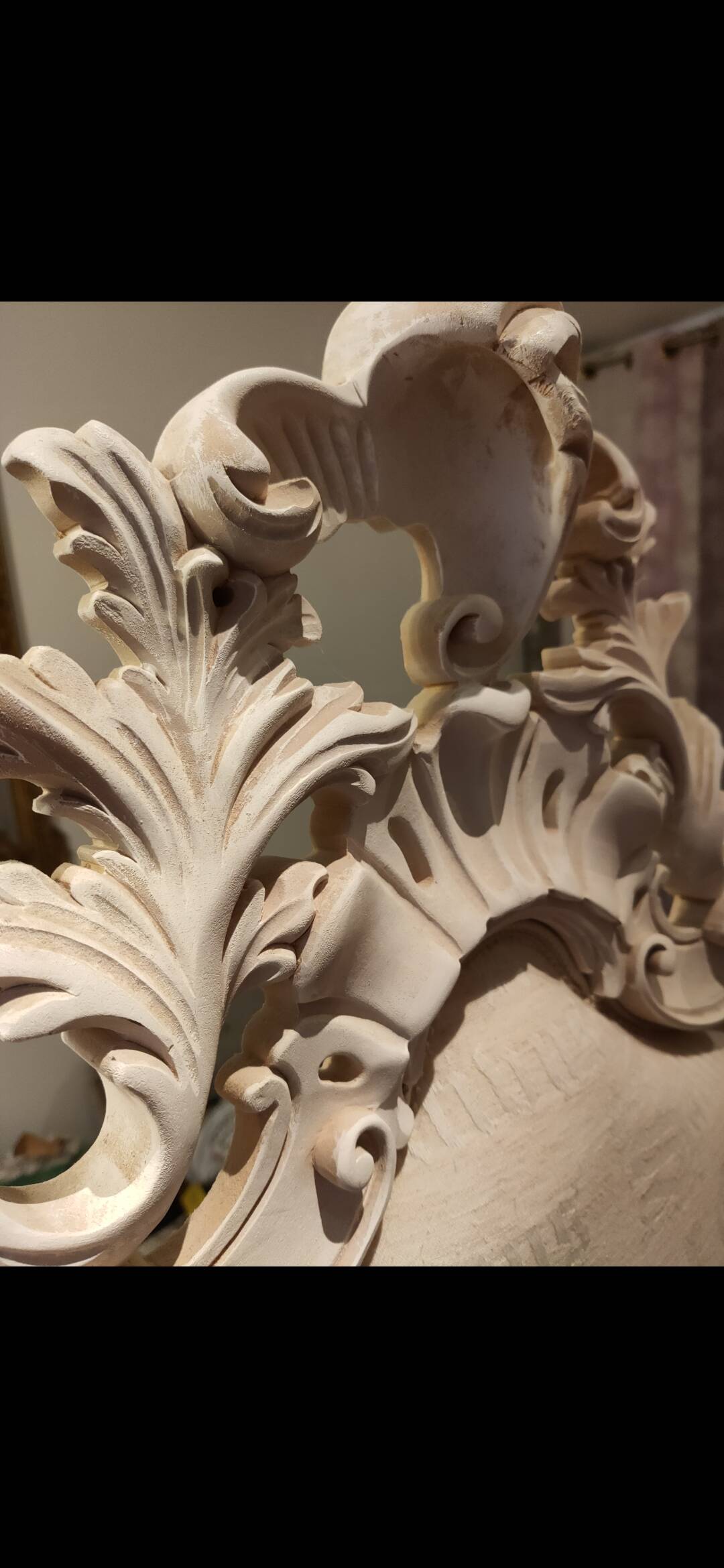 Baroque style headboard