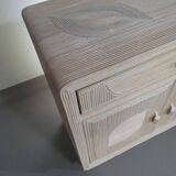 Split reed side board/cabinet 80 x 80 x 40 cm