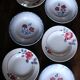 6 Art Deco deep plates Marinette Juliette Digoin Sarreguemines Badonv