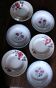 6 Art Deco deep plates Marinette Juliette Digoin Sarreguemines Badonv