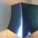 Vintage straw marquetry lamp