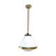 Chandelier 1920 opaline and frosted glass brand bag paris
