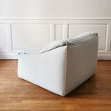 Fauteuil et ottoman "Plumy" de Annie Hieronimus, Cinna, 1980
