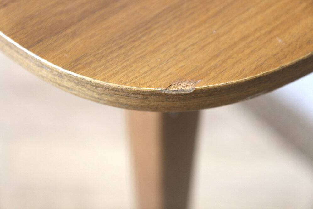 Scandinavian walnut dining table, Sweden, 1960s