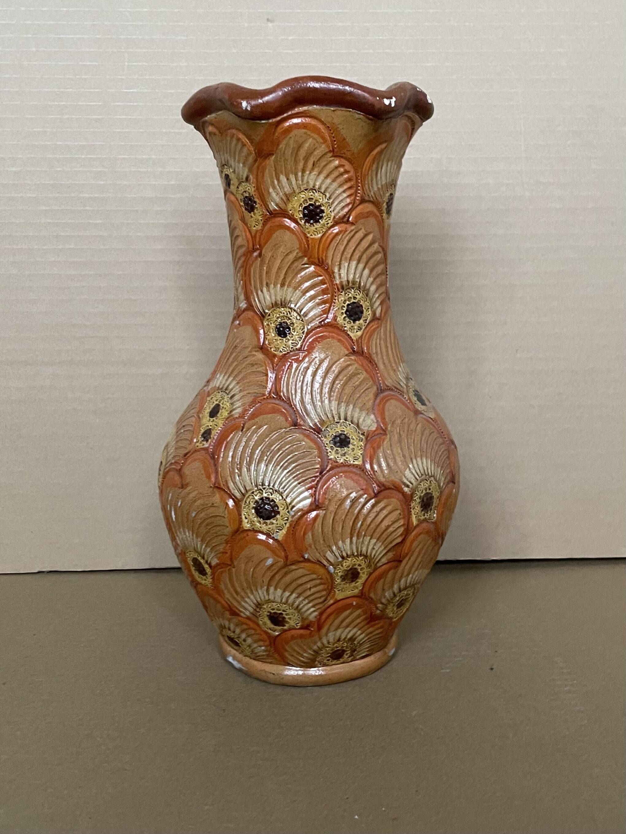 Old terracotta vase
