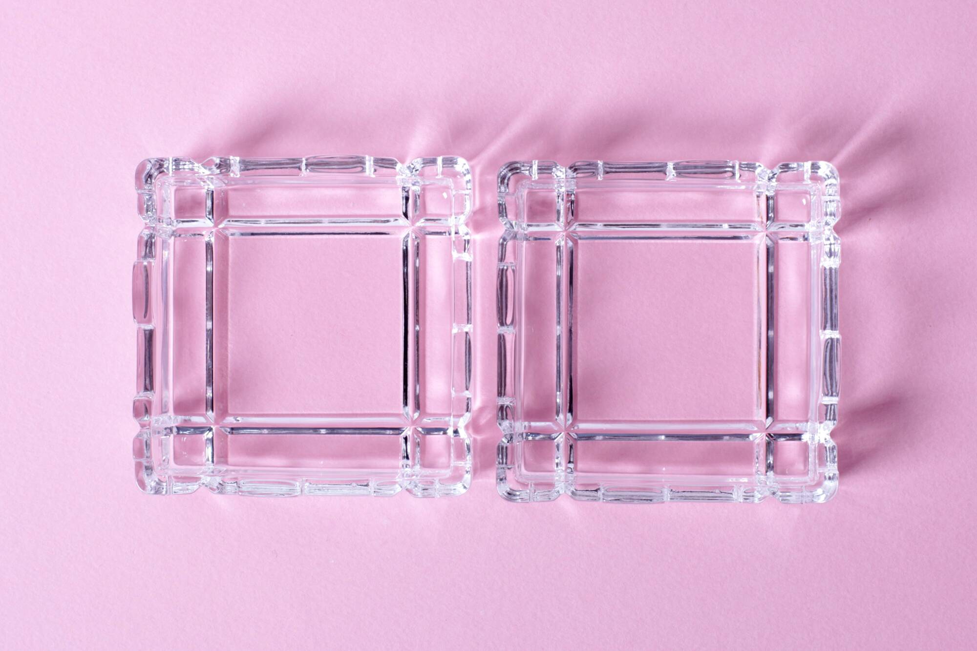 Vintage RCR Crystal Jewelry Box / Italian Glass Trinket Box / Italy / 1970s