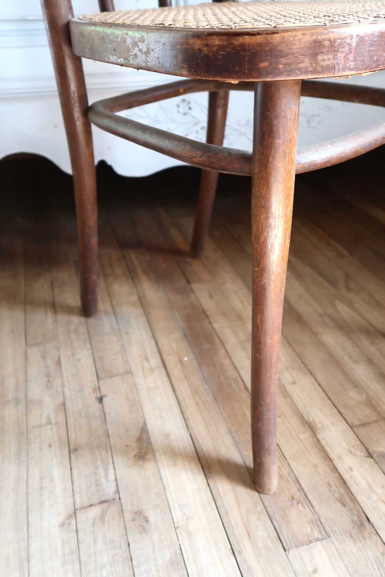Canned bistro chair Thonet N°56 years 40