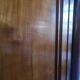 Cherry wood column wardrobe