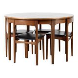 Midcentury Extending Round Teak Table And Chairs From Nathan. Modern / Dani