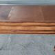 Bureau ministre de centre milieu style Louis Philippe en bois et cuir