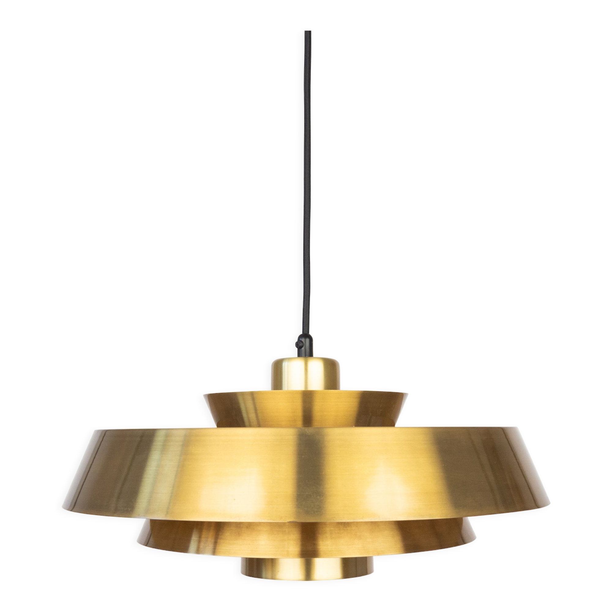 Danish vintage pendant lamp Nova by Jo Hammerborg, Fog og Morup, 1963