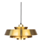 Danish vintage pendant lamp Nova by Jo Hammerborg, Fog og Morup, 1963