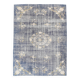 6x8 Faded Blue Oriental Vintage Rug, 194x258Cm