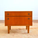 Scandinavian 1960s vintage bedside table / side table