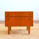 Scandinavian 1960s vintage bedside table / side table