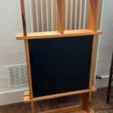 Mirror shelf in blond pine 80s