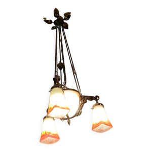 Lustre pâte de verre