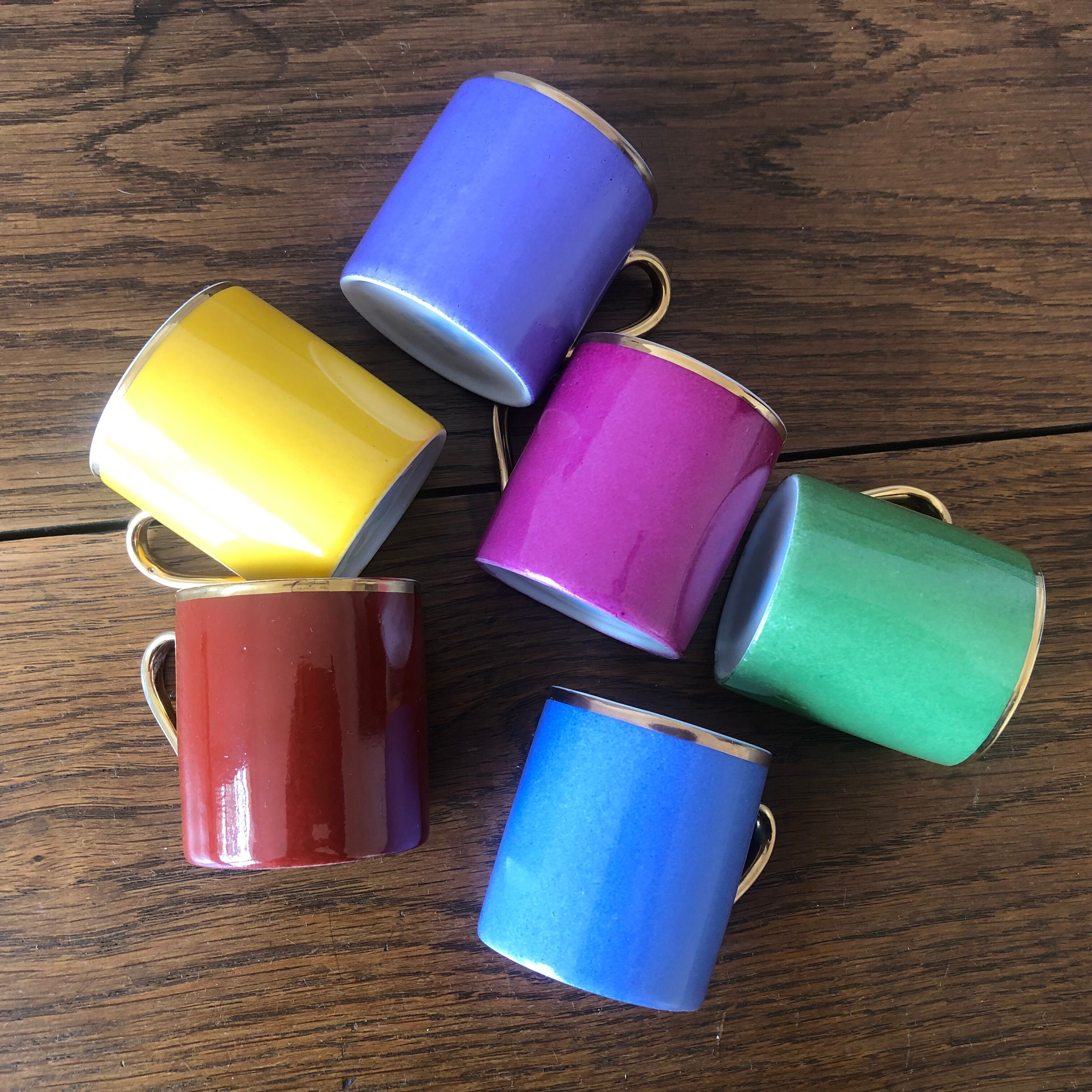 Set of 6 expresso cups