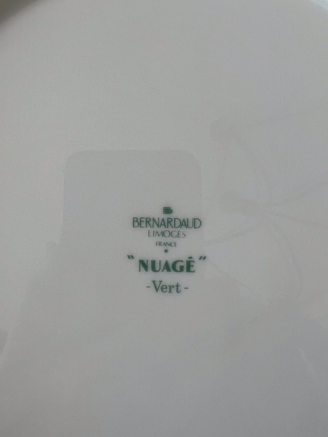 8 Bernardaud “cloud” plates