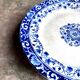 Jules Vieillard Bordeaux ironstone cake plate, "Louis XV" service