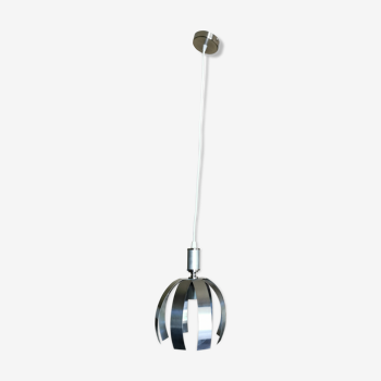 Suspension vintage inox brossé