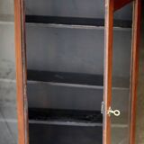 Beautiful late 19th century wall bookcase with double doors