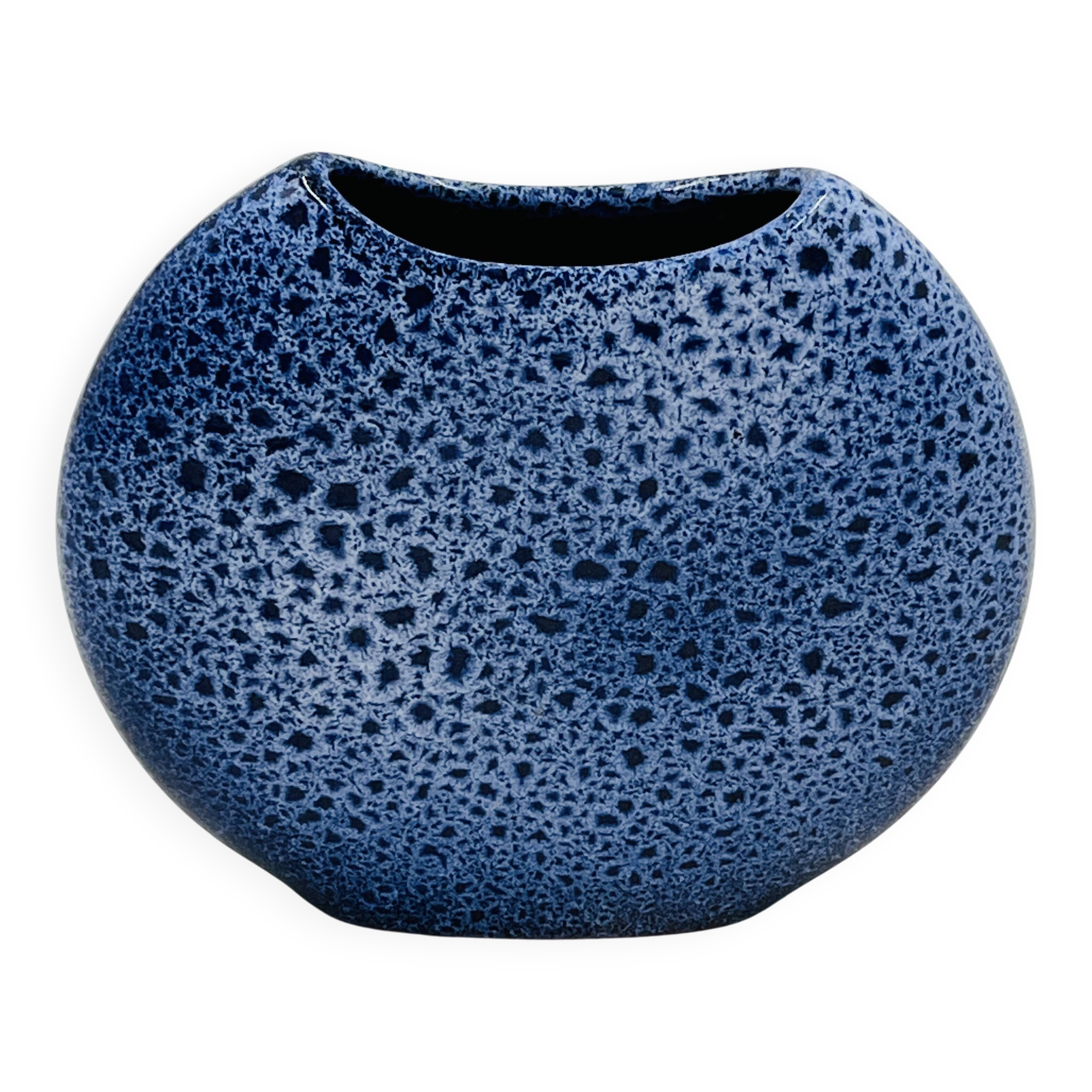 Maredsous ceramic pebble vase by Antonio Lampecco