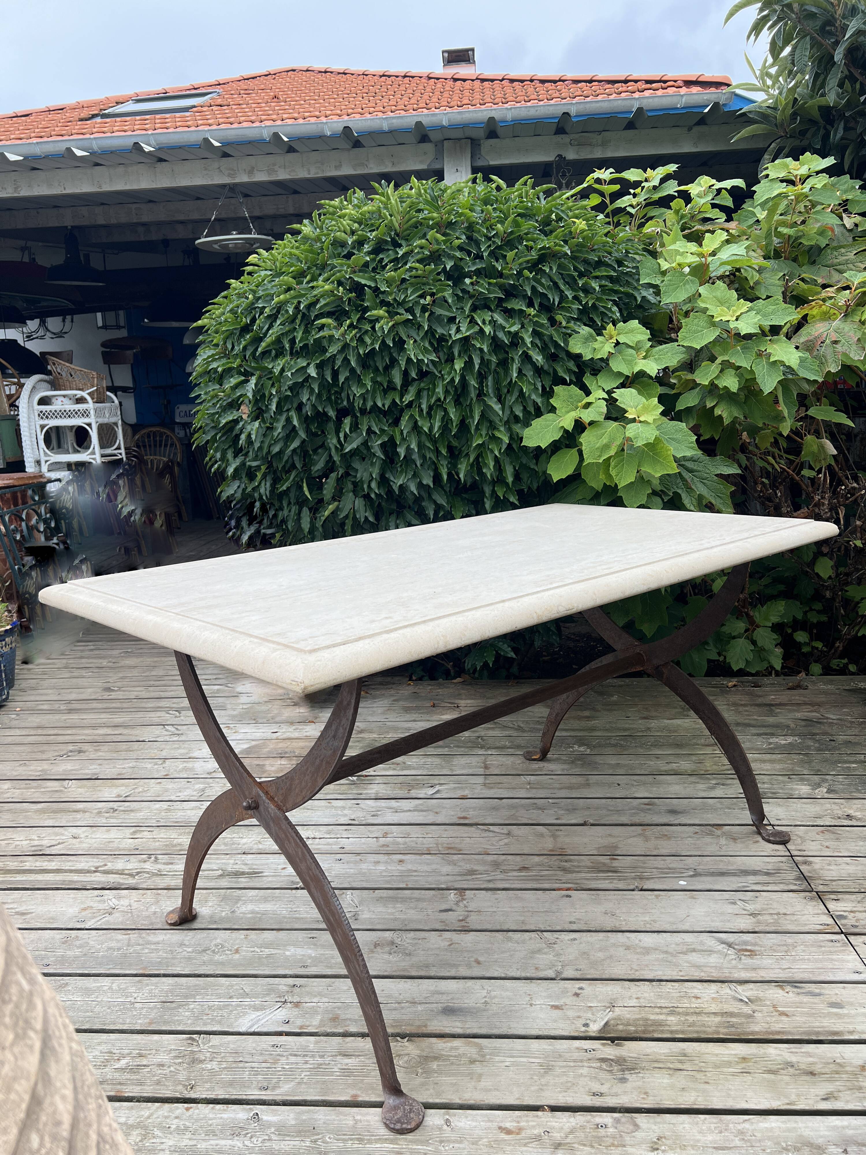 Indoor or outdoor dining table