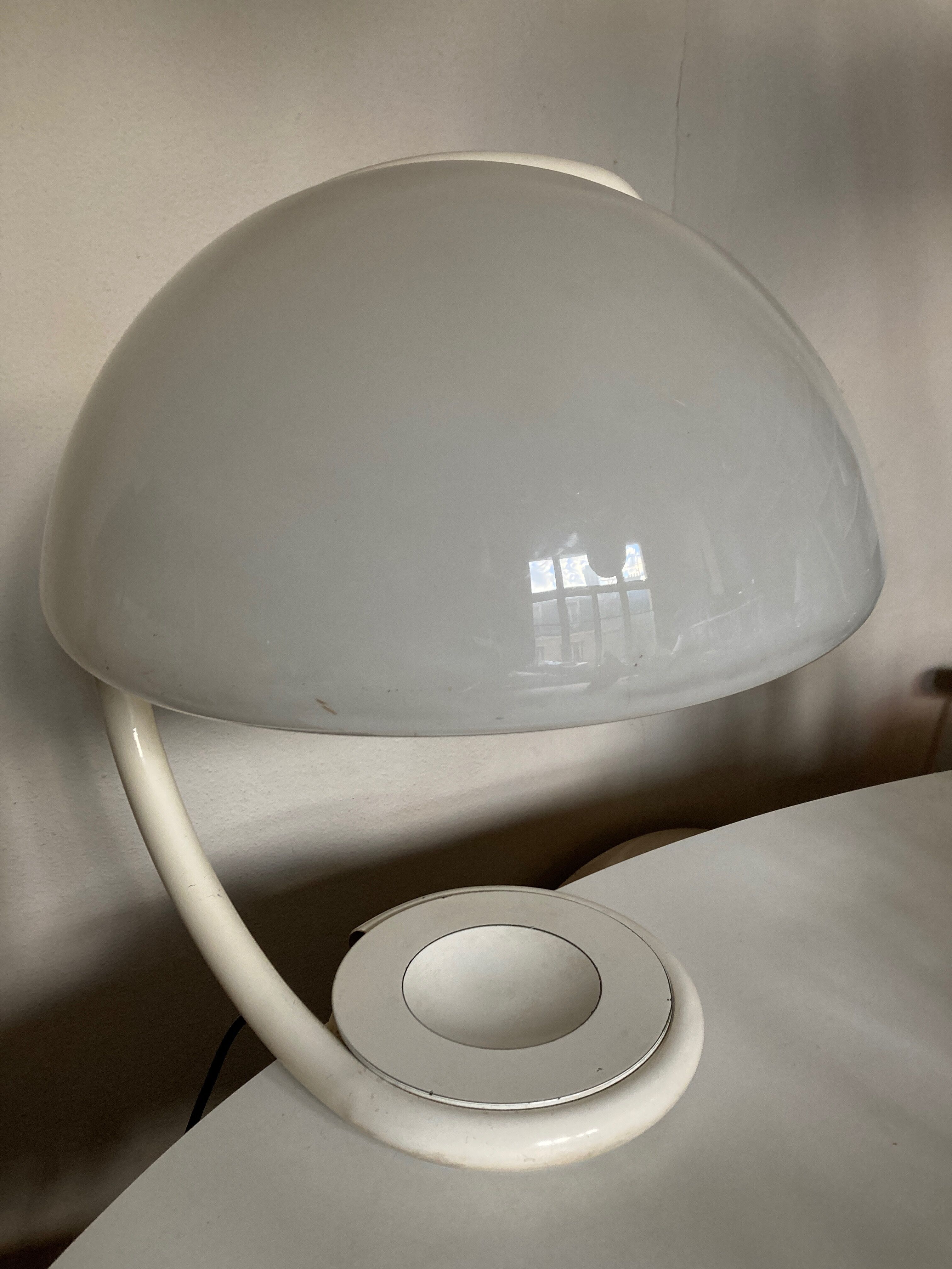Lamp Serpente Martinelli Luce 1960 Italian design space age