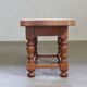 Early 20th century Danish Baroque coffee table solid oak