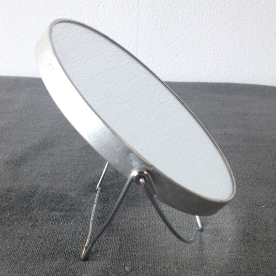 Mirror double sided magnifying 50's