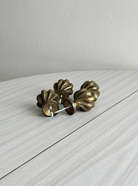 Small old metal tips for stairs