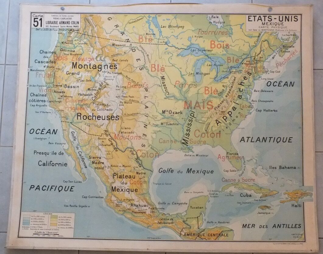 School Vidal-Lablache No.51 map United States