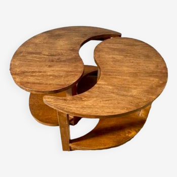 Vintage solid wood coffee table