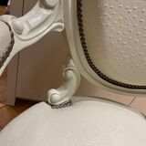 Authentic Napoleon III medallion armchair