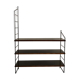 Étagère string murale teck et métal