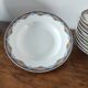 Lot of soup plates Limoges porcelain