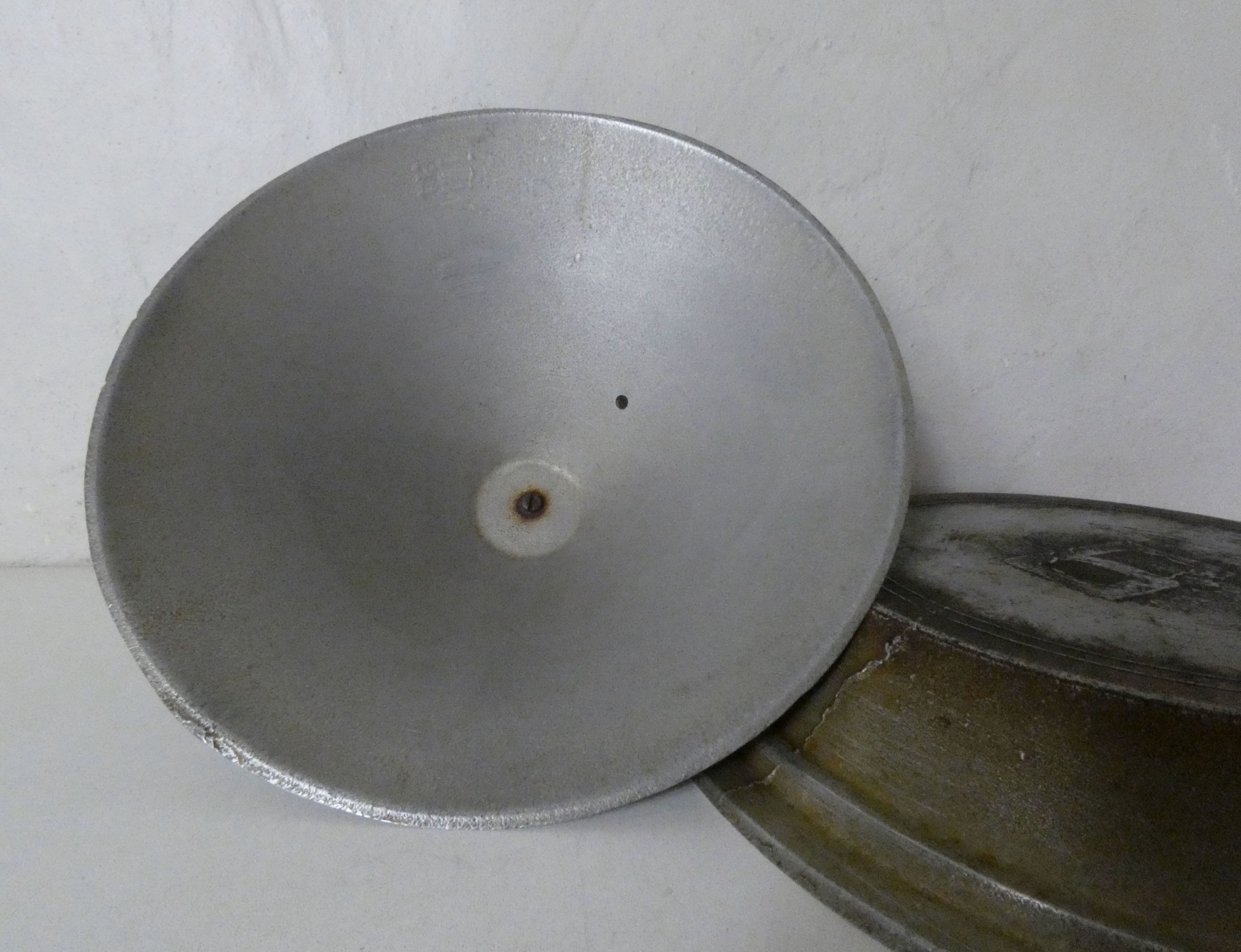 Vintage aluminum cast iron tagine